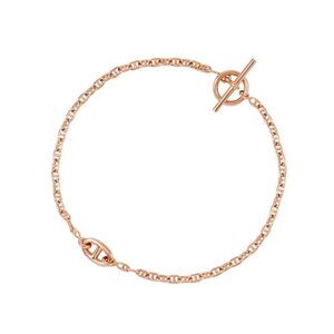 HERMES New Farandole Bracelet Size LG 18K Pink Gold